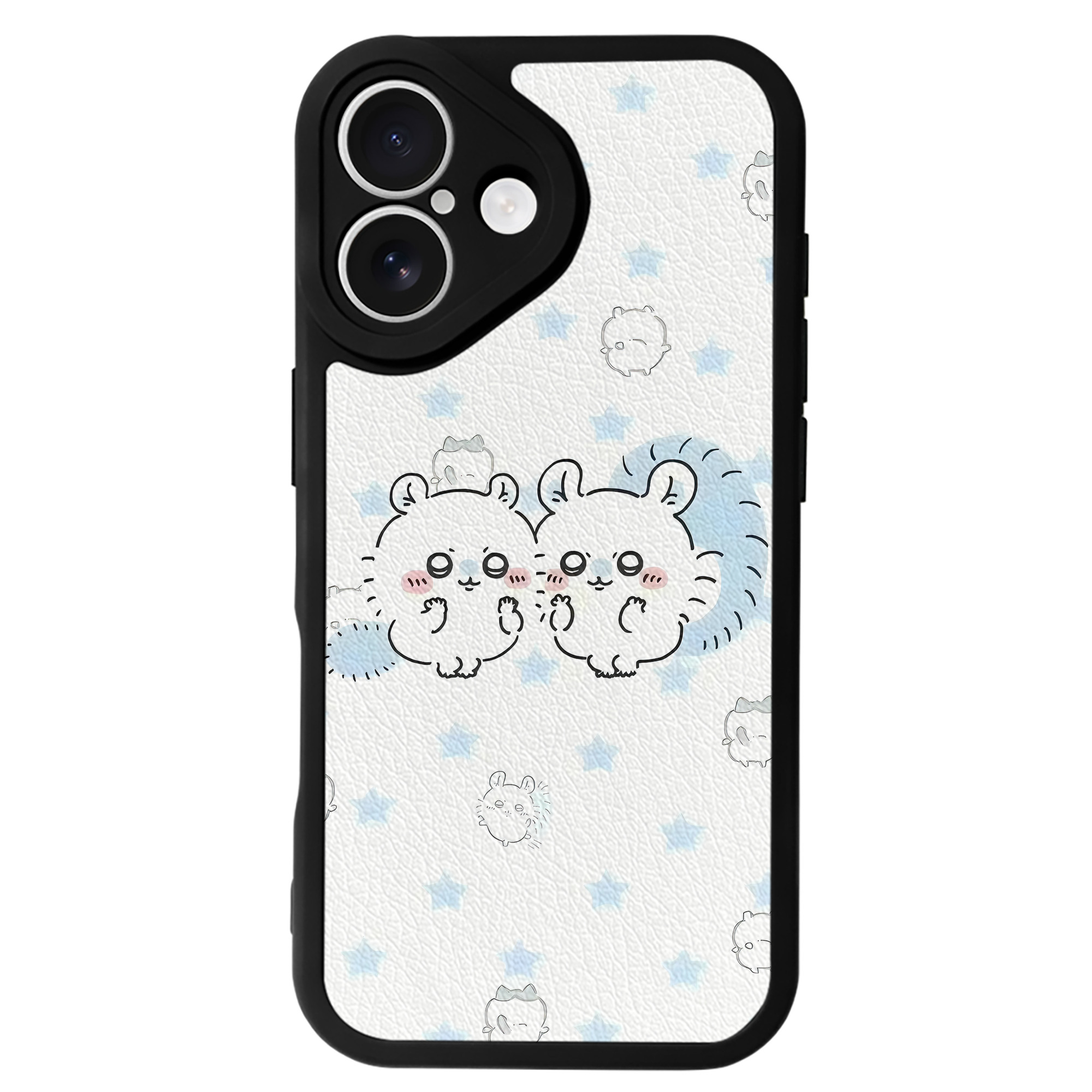（画像用） ちいかわ Chii-kawa 【iPhone 16シリーズ対応】シリコンスマホケース（レザー調） 材質：シリコン